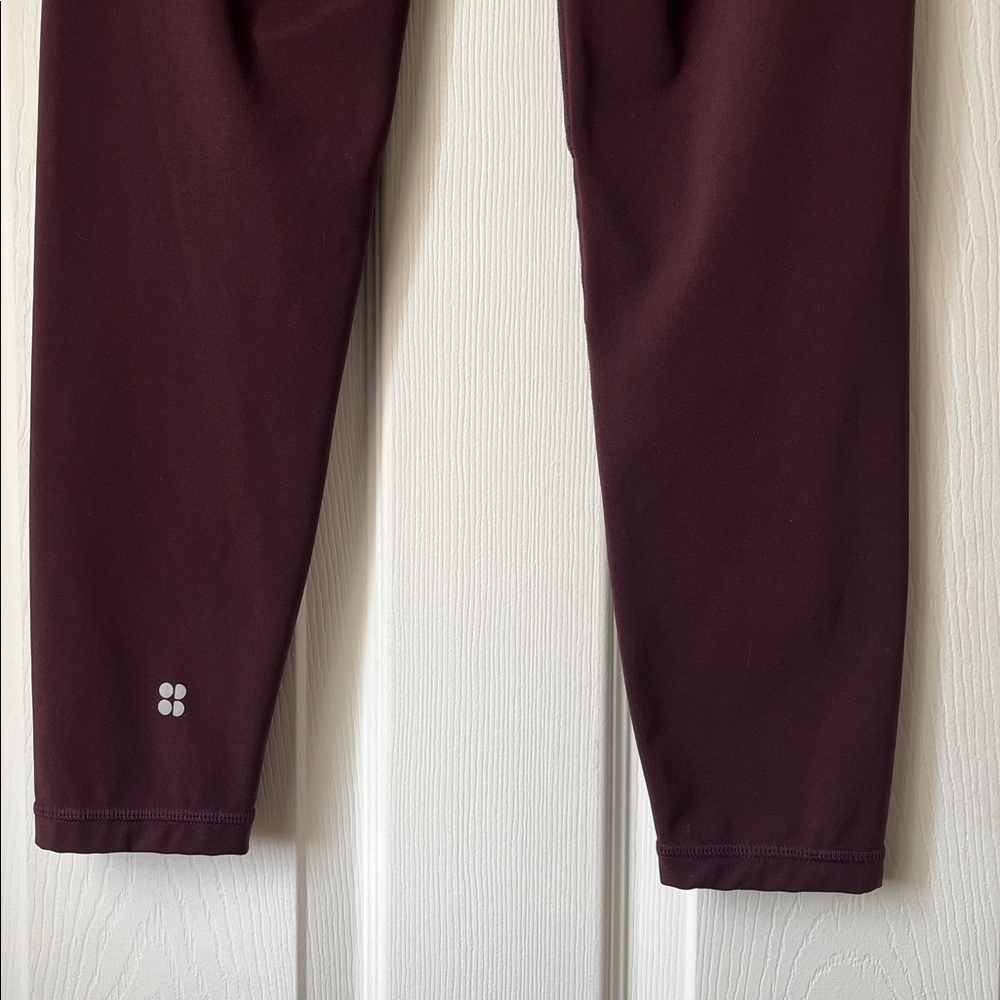 Sweaty Betty Power 7/8 Leggings Burgundy Purple Training Small - Picture 9 of 14